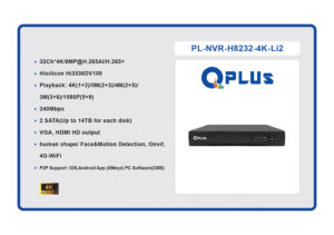 دستگاه PL-NVR-H8232-4K-Li2 کیو پلاس